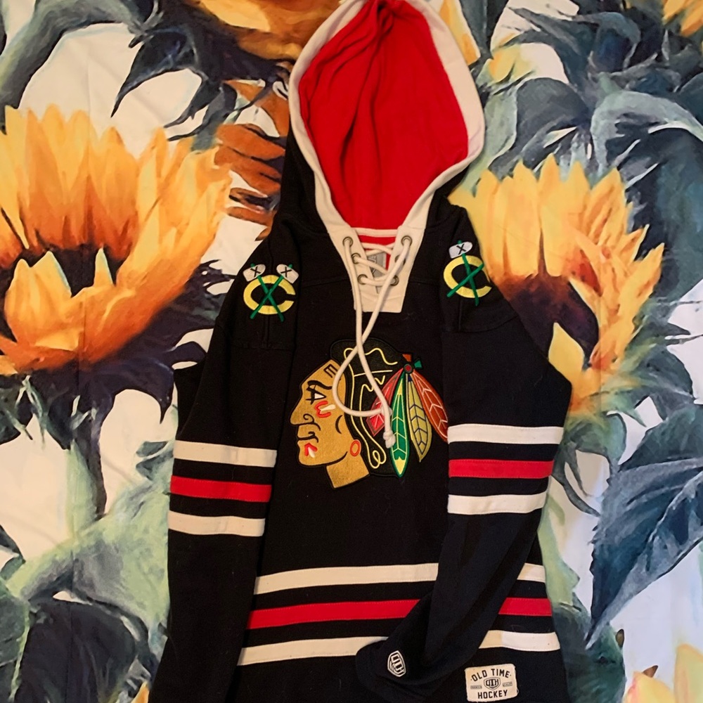 Blackhawks Pullover Jersey Hoodie